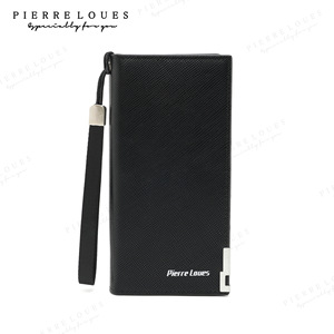Pierre Loues Men's <b>Wallet</b> <b>Brown</b> Leather RFID Blocking Multi Card Holder Long Clutch Bag Everyday Use - Product Image 4