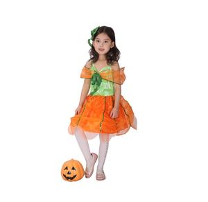 Disfraz de Princesa Calabaza de Ensueño para Niña, Disfraz de <span class=keywords><strong>Halloween</strong></span> con Vestido de Poliéster, Conjunto de Disfraz de Cosplay - Product Image 4