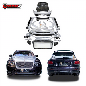 ชุดแต่งตัวถังคาร์บอนไฟเบอร์ครึ่งคันสไตล์ MSY สำหรับ Bentley Bentayga ปี 2016 ประกอบด้วยลิ้นกันชนหน้า คิ้วล้อ ฝาครอบกระจกมองข้าง และชุดสปอยเลอร์หลัง - Product Image 1