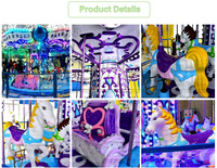 Manège pour enfants à prix avantageux, 16/24 places, carrousel avec chevaux, à vendre