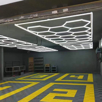 2023 voiture détaillant plafonnier garage led lumière avec 2 ans de garantie voiture détail garages lumière hexagonale