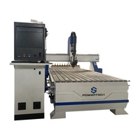 Machine de fraisage CNC automatique 4 axes ATC pour le travail du bois 1300*2500*350mm, polyvalente, avec roulement à billes, moteur, pompe et PLC