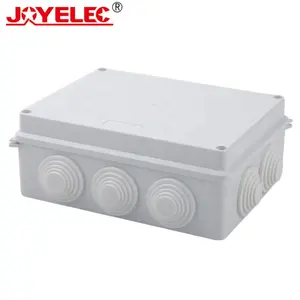 Boîte de jonction électrique en plastique ABS PVC étanche conforme à la norme IP65, boîte de jonction de câbles, boîtier 200x155x80mm