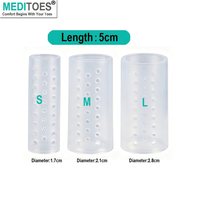 Protections d'orteils en silicone, manchons en gel respirants pour les ampoules, cors, orteils en marteau, coussinets d'orteils