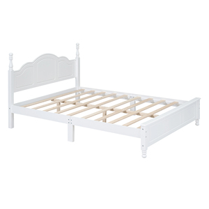 Base de Cama Moderna de Madera Maciza Tamaño Queen con Soporte de Láminas de Madera Ecológicas para Dormitorio - Product Image 5