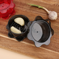 Presse-ail manuel 3-en-1 avec éplucheur et brosse de nettoyage – Ustensile de cuisine domestique