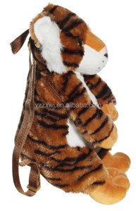 Borsa tigre in peluche ripiena personalizzata OEM per bambini e bambini/zaini animali di peluche zaino per bambini <span class=keywords><strong>tiger</strong></span> Stuff - Product Image 3