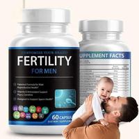 Capsules de fertilité pour adultes en marque privée OEM, fer, CoQ10, racine de manioc, booster masculin, multivitamines, compléments de fertilité