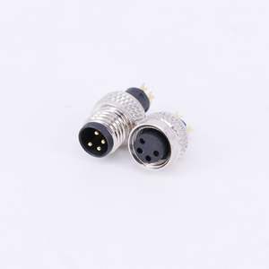 <span class=keywords><strong>Conector</strong></span> Circular Impermeable M8 de 4 Pines, <span class=keywords><strong>Conector</strong></span> Eléctrico IP67, Prensaestopas para Cable, <span class=keywords><strong>Conector</strong></span> <span class=keywords><strong>Ethernet</strong></span> RJ45 <span class=keywords><strong>M12</strong></span> - Product Image 1