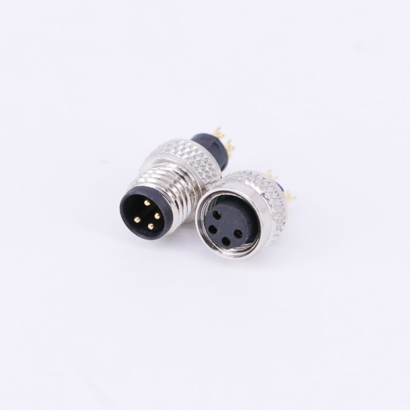 M12 Waterproof Circular Connector 4 6