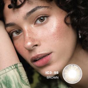 2025 gran oferta desechables estilo Bobby Eye <span class=keywords><strong>lentes</strong></span> <span class=keywords><strong>de</strong></span> <span class=keywords><strong>contacto</strong></span> marrones dureza suave Color avellana puro para damas - Product Image 4