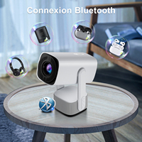 Projecteur LED intelligent portable K2 Android 11 1080P de haute qualité pour 2026 avec haut-parleurs stéréo HIFI intégrés pour home cinéma