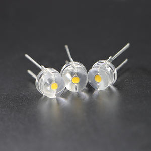 8 मिमी पुआल हैड डिड हाई उज्ज्वल 8 मिमी 0.5w 0.75w पुआल हैट सफेद लाल नीला पीला - Product Image 4