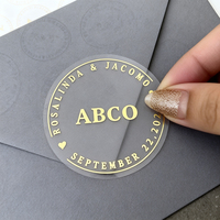 Autocollant en feuille d'or noir transparent, logo cosmétique personnalisé, étiquette personnalisée pour mariage, étiquette dorée imperméable en acrylique, artisanat DIY personnalisé