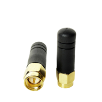 Mini antenne 2,4 GHz 2dBi RP-SMA mâle pour routeur WiFi - Petite antenne avec connecteur SMA omnidirectionnelle
