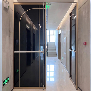 <span class=keywords><strong>Porte</strong></span> de secours en verre coupe-feu pour bâtiment commercial, avec poignée anti-panique, pour hôpital, centre commercial, hôtel, <span class=keywords><strong>porte</strong></span> pivotante en verre - Product Image 5