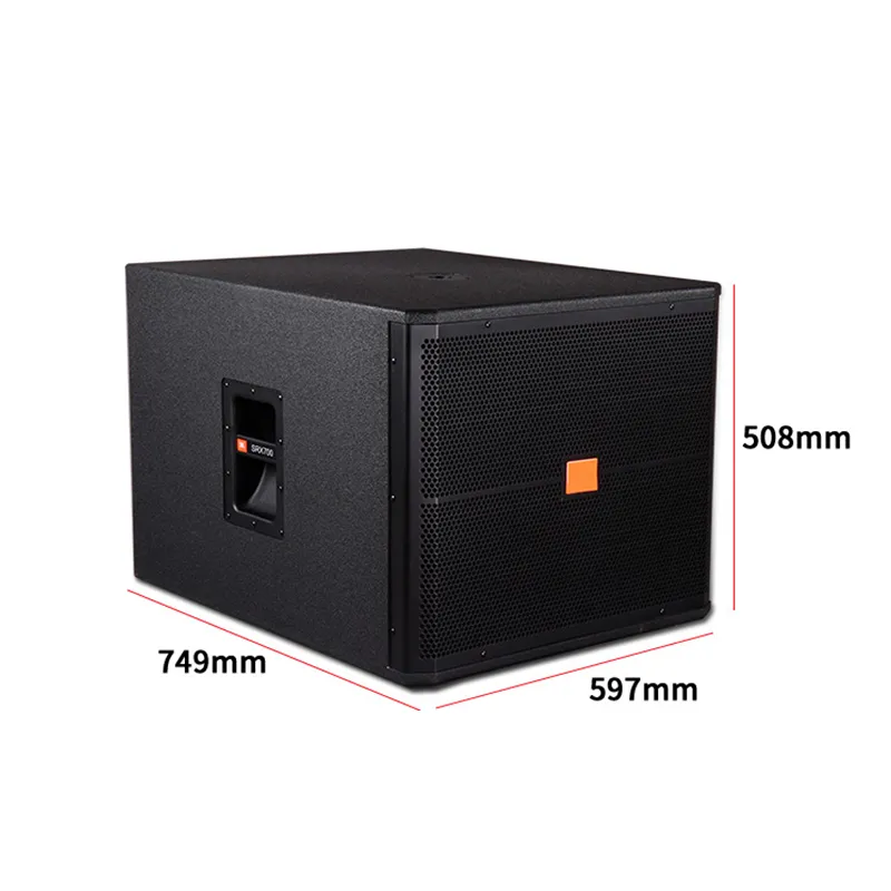 Professionele SRX718s Audio Speaker Box 18 Inch Subwoofer Uit China