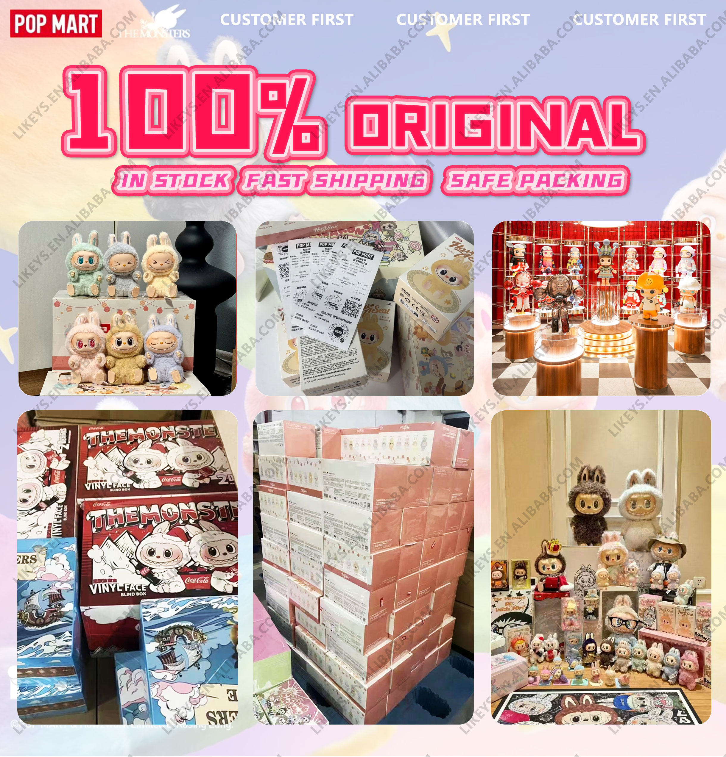 POP MART Labubu Blind Box - Colorful Surprise Figures