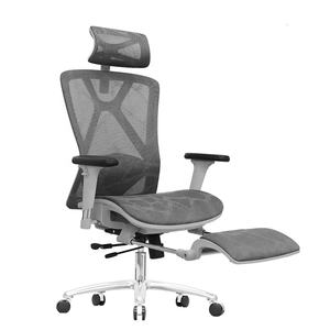 Sillas de oficina ergonómicas de malla reclinable con diseño de tela giratoria de alto precio ejecutivo ajustable para el hogar muebles al por mayor - Product Image 3