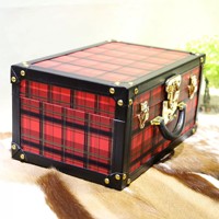 Ensemble de Bagages 3 Pièces Valise en Cuir de Luxe Vintage pour Décoration d'Intérieur Vente en Gros Usine
