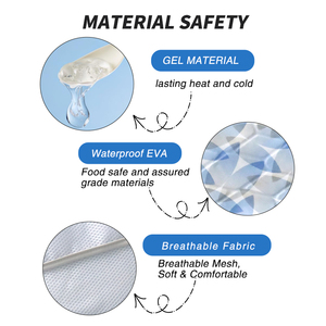 Bingfan Bebek Soğutma Matı Askılı Sevimli EVA Buz Yatak Pedi Beşik Yatağı Uyku Pedi Yastık Kılıfı Kız Erkek - Product Image 4