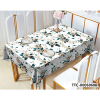 Nappe en PVC Vinyle Durable et Écologique, Anti-Huile, Imperméable, Facile à Nettoyer pour Maison, Restaurant, Café, Pique-Nique
