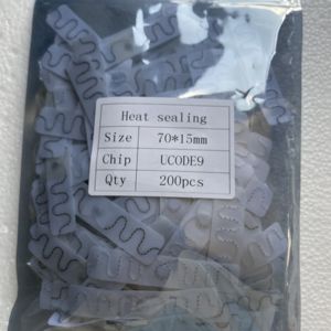 UHF 70*15mm 860-960MHZ UCODE 8 UCODE 9 9xe RFID tela lavable Etiqueta de lavandería código de barras etiquetas de ropa - Product Image 6