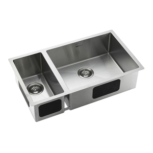 Mouhoti อ่างล้างจานสีโรสโกลด์ fregadero de cocina <span class=keywords><strong>tarja</strong></span> fregadero acero INOX บ้านและห้องครัวสองชาม201/304อ่างล้างจานสแตนเลส - Product Image 2
