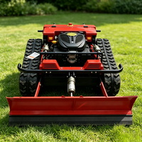 Livraison Gratuite SDLOT Tondeuse à Gazon Industrielle sur Chenilles CE EPA EURO5 Robot RC Sans Fil Coupe-Herbe Multifonctionnel pour Jardin