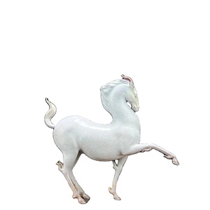 Sculpture de cheval en bronze - Product Image 1
