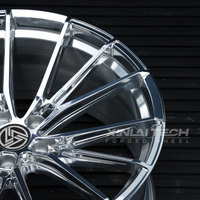 Jantes forgées monobloc personnalisées XINLAI 20-22 pouces, finition polie haute brillance, 10 branches, 5x112 5x120 pour Audi BMW Mercedes
