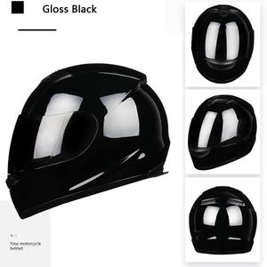 Casco de Motocicleta con Certificación DOT y CE, Casco Integral Universal para Motociclistas, Unisex y Apto para Todas las Estaciones - Product Image 2