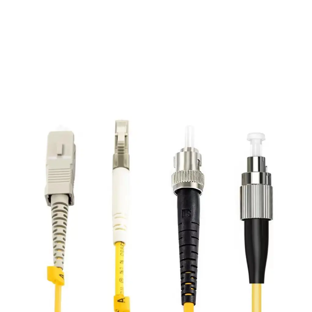 3m kabel patch serat LC-LC mode tunggal 9/125 1 kabel patch Inti 2.0mm jumper kuning pvc