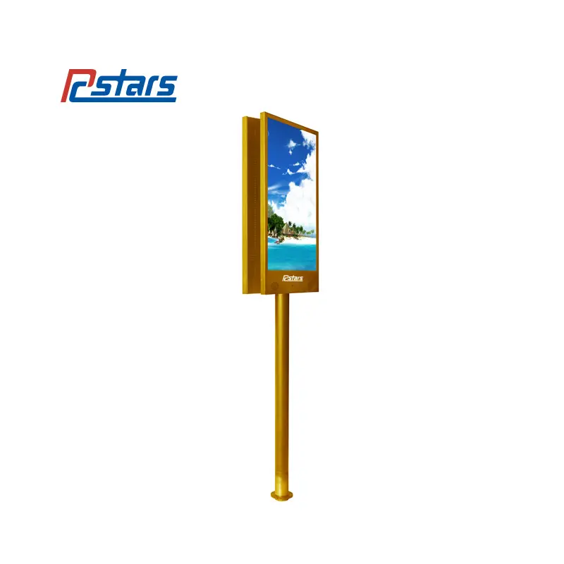 Двусторонний вертикальный интерактивный рекламный дисплей 22 дюйма, сенсорный ЖК-экран, монитор, киоск, цифровая вывеска
