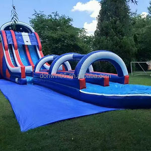 Tobogán acuático inflable comercial para niños y adultos Castillo de salto de PVC para el hogar y la Escuela Juegos de agua interactivos al aire libre - Product Image 4