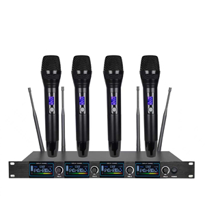 TXP DX-4 UHF Không Dây Cầm Tay Microphone Xlr Chuyên Nghiệp Dual Kênh Receiver Sân Khấu Năng Động Microphone Microphone - Product Image 2