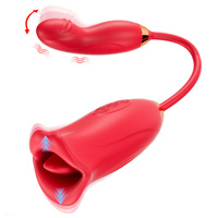 Vibrateur de stimulation clitoridienne et buccale 2 en 1 pour femmes, vente en gros, jouets sexuels pour femmes, masseur