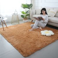 Moderner Getufteter Wohnzimmer-Teppich Großer Flauschiger Teppich mit Einfarbigem Design Maschinell Hergestellt aus Wolle Gewebtes PP für Schlafzimmernutzung