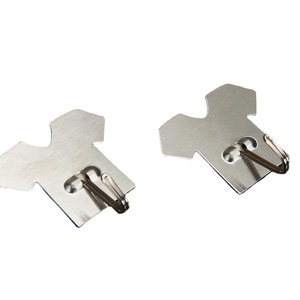 Phim Hoạt Hình Cabin Hình Dính Móc Kim Loại Thép Không Gỉ Mạnh Mẽ Đấm Miễn Phí Trên Lưu Trữ Móc Cho Nhà Phòng Khách PVC Nhựa - Product Image 5