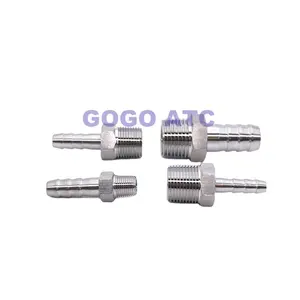 SMC type High quality fittings KSL06-M5 O.D 6mm thread M5 male elbow high speed rotary one-touch fittings Pneumatic Components