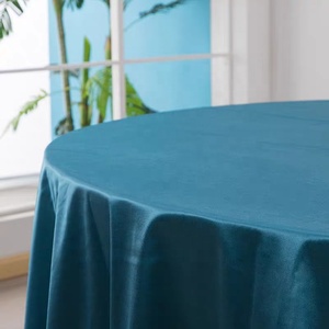 Tùy Chỉnh vuông Đảng Polyester Khăn trải bàn Overlay Turquoise Tiffany Wedding bảng vải - Product Image 2