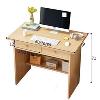 Nouveau bureau d'étude pour étudiant avec tiroir et serrure, bureau d'ordinateur simple, bureau de chambre à coucher