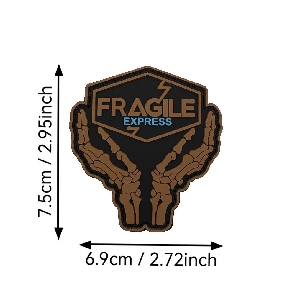 Manos expresas frágiles (color sedimento negro)