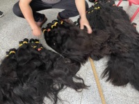 Honorhair – Grand stock de vrais cheveux indiens en vrac, fournitures de tressage originales sans trame, noir naturel, extensions de 16 à 26 pouces