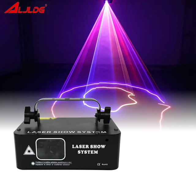HOT Mini Laser Stage Laser Lights RGB Color Mixing Dmx512 Laser Projector Animation Laser Pattern Projector for Disco Lights Dj