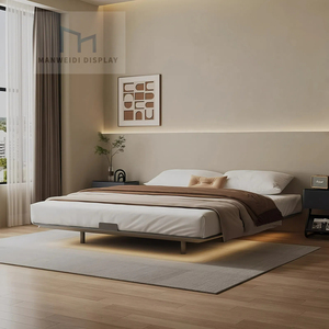 Lit surélevé personnalisé <span class=keywords><strong>chambre</strong></span> silencieuse et inodore dortoir appartement hôtel dortoir lit en métal pour <span class=keywords><strong>couple</strong></span> - Product Image 2