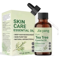 8 étages Oz. Diffuseurs d'huile essentielle d'arbre à thé naturelle pour les soins de la peau du visage et l'aromathérapie, soins capillaires