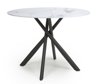 Table à manger en verre de luxe DA4132 - Design moderne pour hôtel et usage domestique