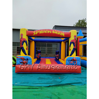 Trampoline gonflable Spiderman sur mesure pour usage commercial à vendre