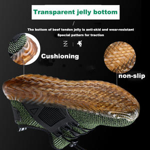 THREEDIV Vente à chaud Anti Stab Semelle intermédiaire Résistant à la déchirure Chaussures de sécurité respirantes pour hommes et femmes - Product Image 6